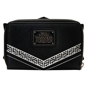 Marvel Wakanda Forever Black and White Wallet